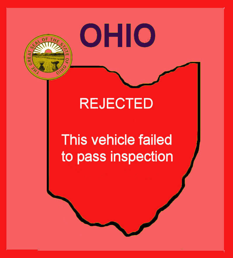 (image for) A Ohio Rejection sticker